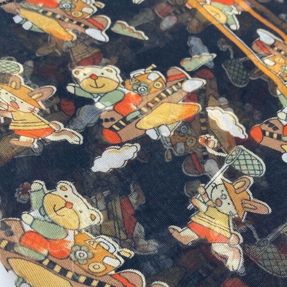 Kawaii Handkerchief Black - Picture 2 of 3